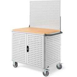 vendita online Carrello clever 1023 large mm.1024x615x1540h - grigio chiaro ral7035 Carrelli e Contenitori Per Officina - Moduli Per Carrelli Fami